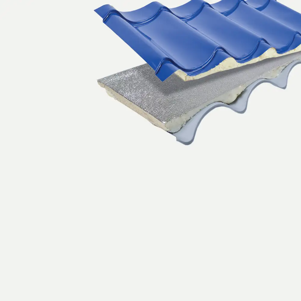 Thung Hing's PU Foam Aluminium Foil Ulroll Bond (PPGI) Metal Roofing