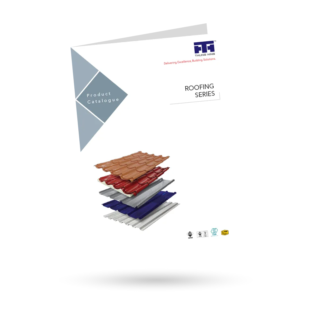 Thung Hing's Metal Roofing Series Catalogue.