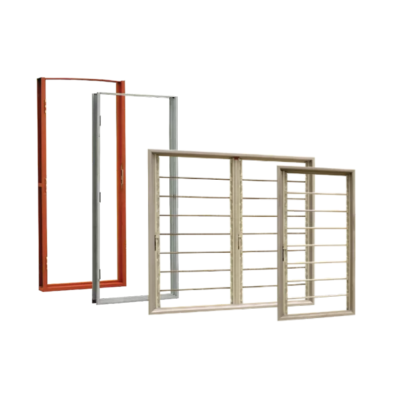 Thung Hing's variety of Metal Door and Window Frames.